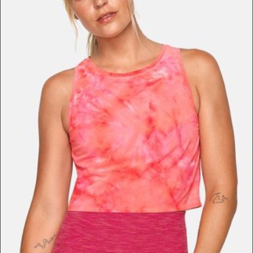 Outdoor Voices Tissue Weave Tie Dye Tank Top